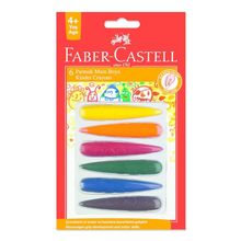 Faber-Castell 528240404 6'lı Parmak Mum Boya
