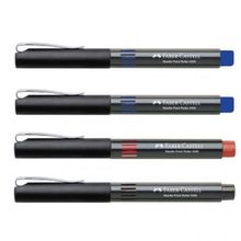 Faber Castell 5405 0.5 mm İğne Uçlu 2 Mavi 1 Kırmızı 1 Siyah Roller Kalem