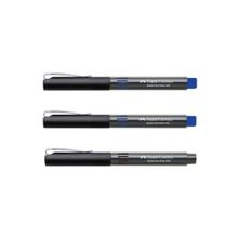 Faber Castell 5405 0.5 mm İğne Uçlu 2 Mavi 1 Siyah Roller Kalem