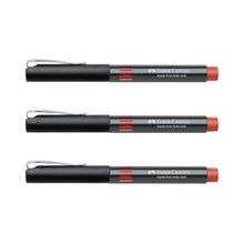 Faber Castell 5405 0.5 mm Kırmızı 3 Adet İğne Uçlu Roller Kalem
