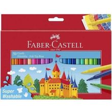 Faber Castell 554204 50'li Yıkanabilir Keçeli Kalem