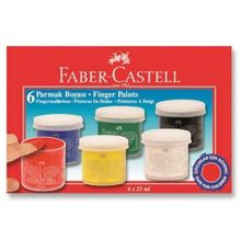 Faber-Castell 6x25 ml Parmak Boyası