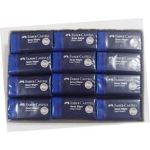 Faber Castell 8 Adet Orta Boy Mavi Sınav Silgisi