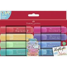 Faber-Castell 8li Pastel Renkler Fosforlu Kalem Seti