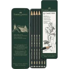 Faber-Castell 9000 6'lı Kurşun Kalem Seti