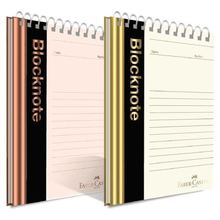 Faber Castell A4 80 Yaprak Çizgili Metalik Renk Bloknot Defter