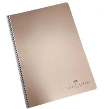 Faber Castell A4 80 Yaprak Çizgili PP Kapak Metalik Spiralli Defter