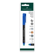 Faber Castell BLS Permanent K Mavi M Tekli Tükenmez Kalem