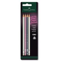 Faber Castell BLS Young Mercanlı KK HB 4'lü Kurşun Kalem