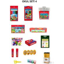Faber-Castell Boyama Seti 4 Fabercastell Rubenis Pritt Mas Silka - Karışık-Çok Renkli - 1 Adet
