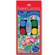 Faber Castell Büyük Boy 12’li Renkli Sulu Boya