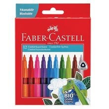 Faber Castell Comfort Klasik Renk 12'li Bio Keçeli Kalem