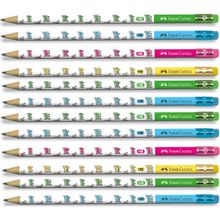 Faber Castell Crown 12'li 2B Silgili Yuvarlak Kurşun Kalem