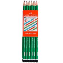 Faber Castell Faber-Castell Köşeli Mercanlı Kurşunkalem 12'Li (1052160000) 2535550000128