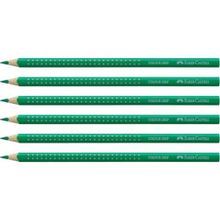 Faber Castell Faber Grip 2001 Uzun Zümrüt Yeşil 6'lı Kuru Boya
