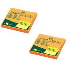 Faber Castell Fosforlu Turuncu 2 Adet 50x50 mm Yapışkan Notluk