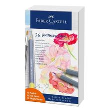 Faber Castell Goldfaber Aqua Sulandırılabilir 36'lı Pastel Renkler Boya Kalemi