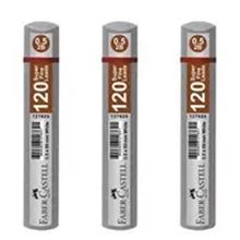 Faber Castell Grip Min 0.5 2B 60 mm 120'li 3'lü Gümüş Tüp Kalem Ucu