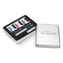 Faber-Castell Gümüş Grip 2011 Dolma Kalem Kaligrafi Set
