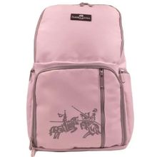 Faber Castell King 23-2 Toz Pembe Laptop Bölmeli 5 Gözlü Okul Sırt Çantası