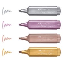Faber Castell Metalik 4 lü 154640 Fosforlu Kalem Seti