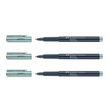 Faber Castell Metalik Buz Mavisi 3'lü Markör Kalemi