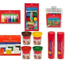 Faber Castell Pastel Kuru Sulu Parmak Boyası Kırtasiye Seti