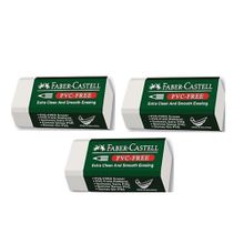 Faber Castell Pvc Free No:30 Küçük Boy 3'lü Beyaz Silgi