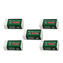 Faber Castell Pvc Free No:30 Küçük Boy 5'li Beyaz Silgi