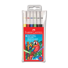 Faber Castell Redline Karışık Renkler 6'lı Paket Keçeli Kalem
