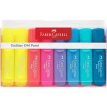Faber Castell Şeffaf 1546 6+2 Renk Fosforlu Kalem