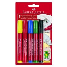 Faber-Castell Tekstil 5 Renk Markör