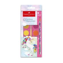 Faber Castell Unicorn Büyük Boy 12'li Sulu Boya ve Kurşun Kalem