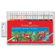 Faber Castell Yıkanabilir 20 Renk Keçeli Boya Kalemi