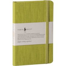 Fabio Ricci 1044 Alttan Lastikli Yeşil Çizgili Defter
