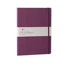 Fabio Ricci Lepidus 19x25 cm Çizgisiz Mor Defter