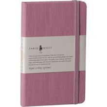 Fabio Ricci Lepidus 9 x 14 cm Pembe Kareli Defter