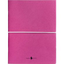 Fabio Ricci Z Notes 19x24 cm Düz İkili Pembe Defter