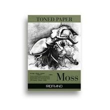 Fabriano 5783978 Toned Paper Moss Rengi 120 gr A3 50 Yaprak Eskiz Blok