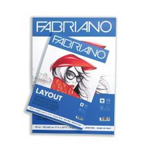 Fabriano Layout 75 gr A3 70 Yaprak Pürüzsüz ve Geçirimsiz Marker Blok