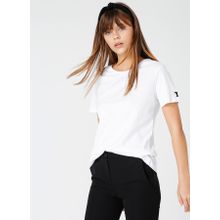 Fabrika 5003327939 Tengiz Beyaz Bisiklet Yaka Kadın T-Shirt