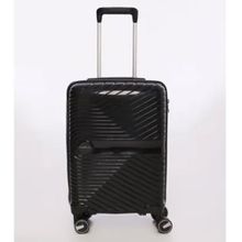 Fabrika FAB-5239 5003126072 Kabin Boy 35x55x23 cm Çekçekli Siyah Unisex Sert Valiz