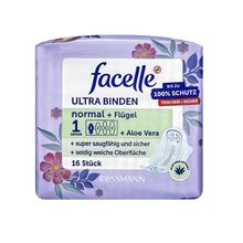 Facelle Ultra Normal Kanatlı Aloe Veralı 16 Adet Ped