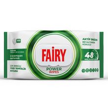 Fairy Beyaz Sabun 100'lü Power Yüzey Temizlik Havlusu
