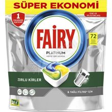 Fairy Platinum 72'li Bulaşık Makinesi Tableti
