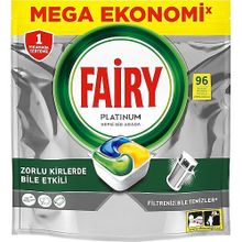 Fairy Platinum 96'lı Bulaşık Makinesi Tableti