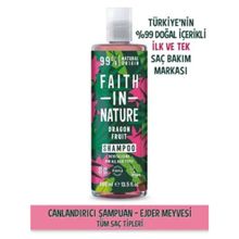 Faith In Nature Ejder Meyvesi Tüm Saç Tipleri İçin %99 Doğal Canlandırıcı Şampuan