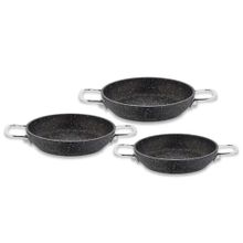 Falez 3019 Black Lıne Granit 6 Parça Sahan Seti
