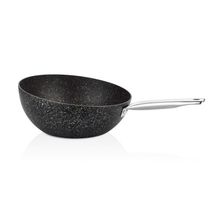 Falez 3030 Black Lıne Boomerang 30 cm Wok Tava
