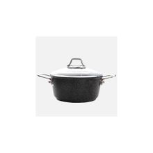 FALEZ Black Line Granit Döküm 24 cm Derin Tencere
